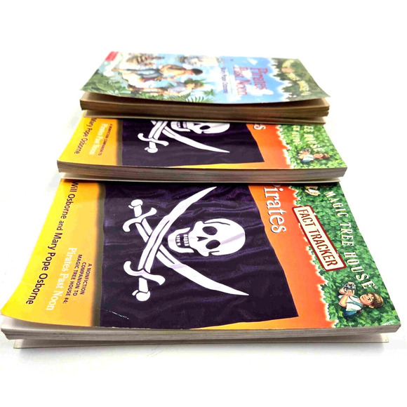 Magic Tree House Pirates Past Noon Books With Fact Tracker and Research Guide - Picture 5 of 9